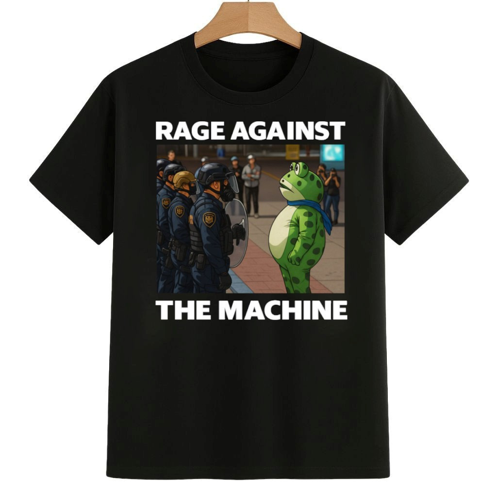Rage Against The Machine Frog man Portland 2025 Shirt Portland Frog Against ICE Merch Rage Against The Machine Frog man Portland 2025 Shirt Portland Frog Against ICE Merch