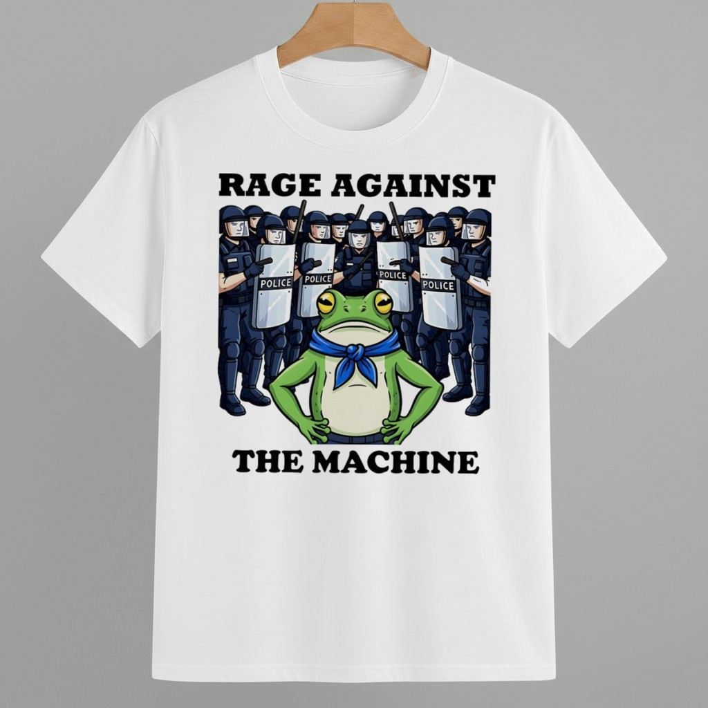 Rage Against The Machine Frog Portland Protest Meme Activist Shirt Abolish ICE Protest Merch Rage Against The Machine Frog Portland Protest Meme Activist Shirt Abolish ICE Protest Merch