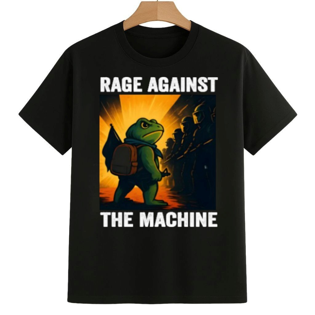 Rage Against The Machine Frogs Together Strong Shirt Portland Frog Protest Merch