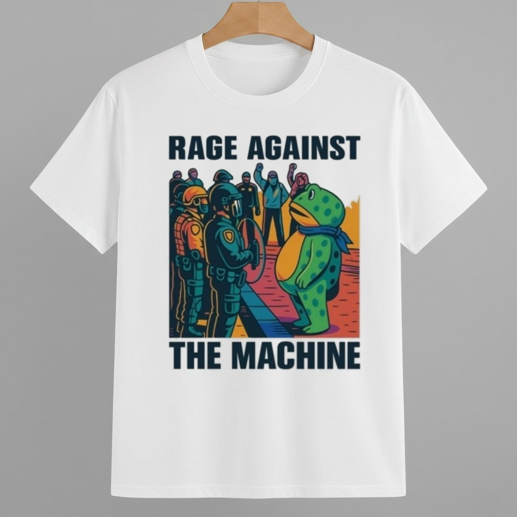 Rage Against The Machine Protest Frog Graphic Shirt No Kings 8647 Movement Merch Rage Against The Machine Protest Frog Graphic Shirt No Kings 8647 Movement Merch