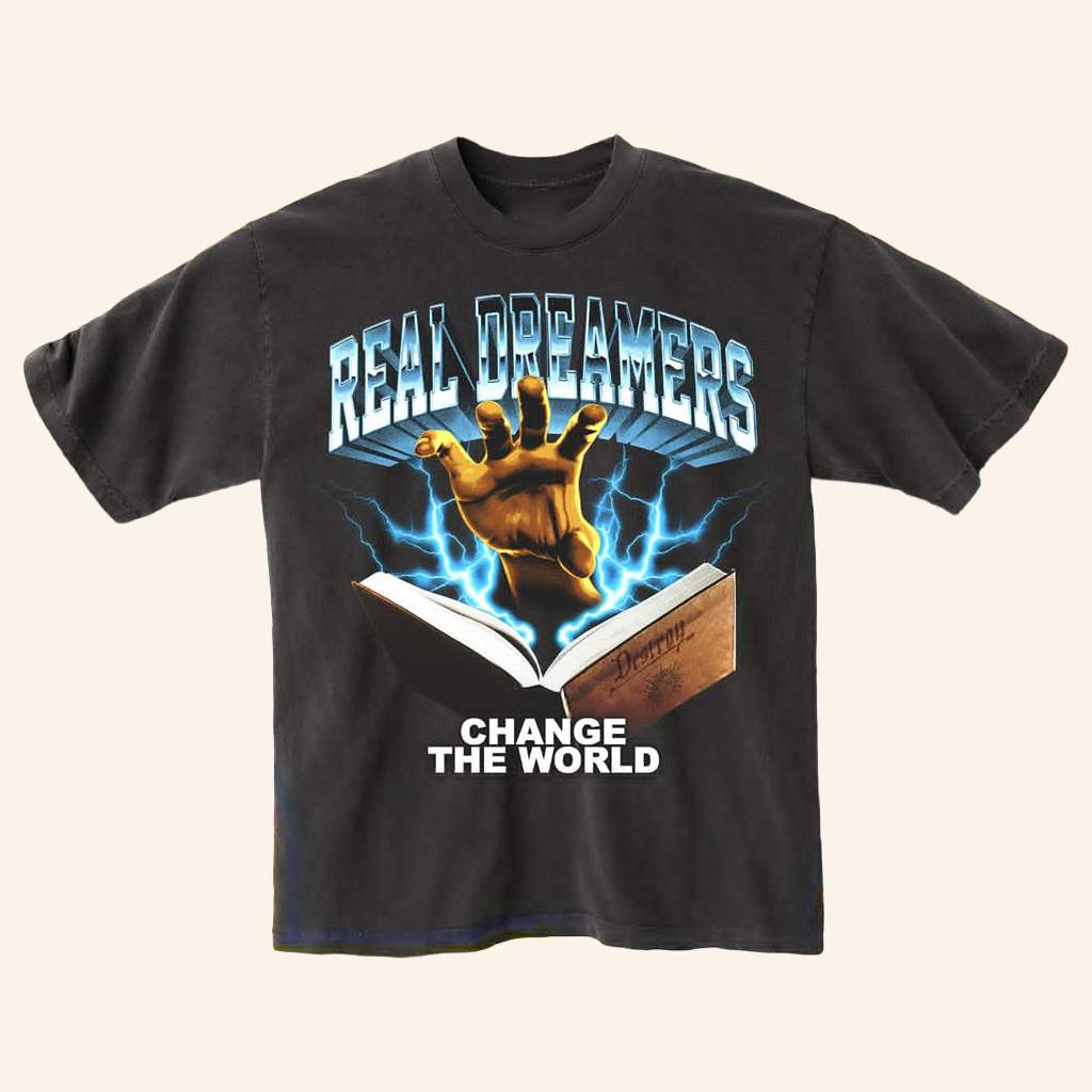 RDCWorld Merch Real Dreamers Change The World T-Shirt Husband Christmas Gift Ideas RDCWorld Merch Real Dreamers Change The World T-Shirt Husband Christmas Gift Ideas