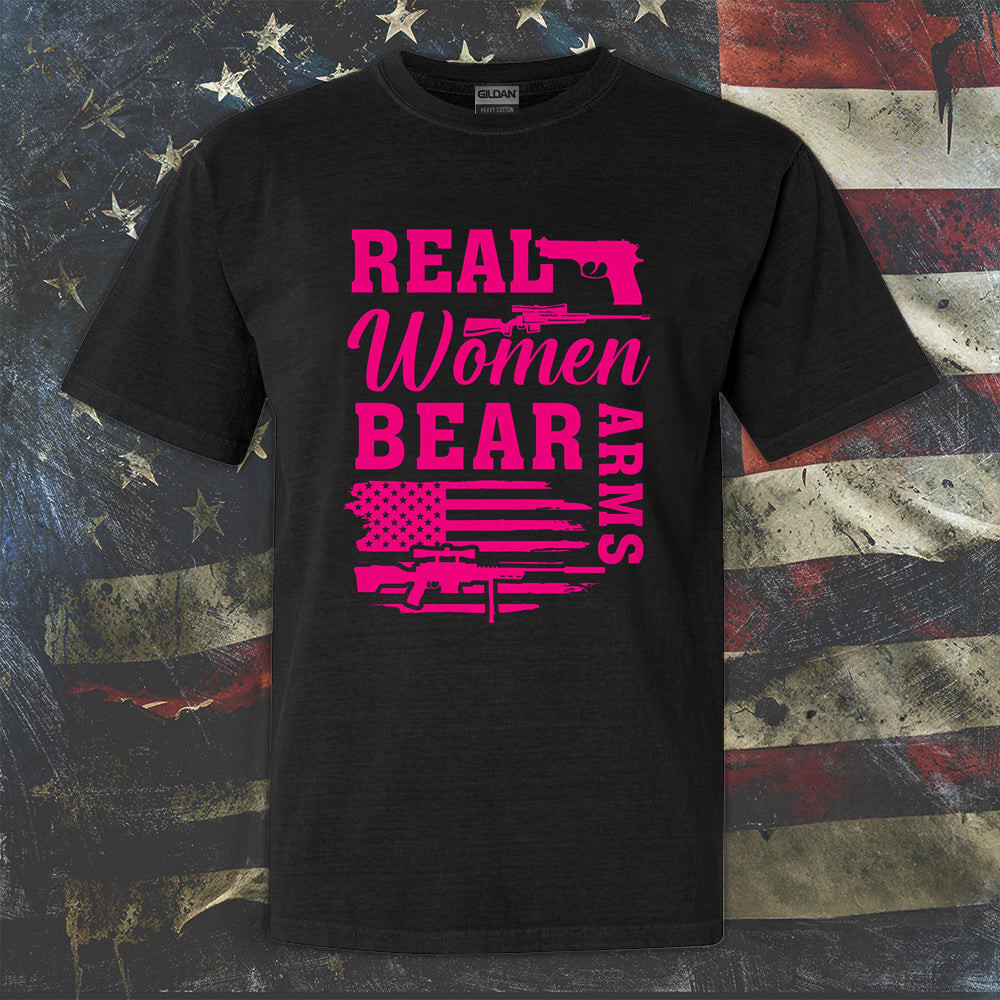 Real Women Bear Arms Shirt Second Amendment T-Shirt For Women's Protect Gun Rights Merch Real Women Bear Arms Shirt Second Amendment T-Shirt For Women's Protect Gun Rights Merch