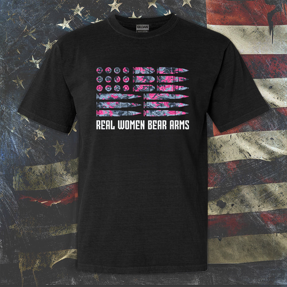 Real Women Bear Arms Women's Shirt Protect Gun Rights 2nd Amendment T-Shirt Patriotic Tees Real Women Bear Arms Women's Shirt Protect Gun Rights 2nd Amendment T-Shirt Patriotic Tees
