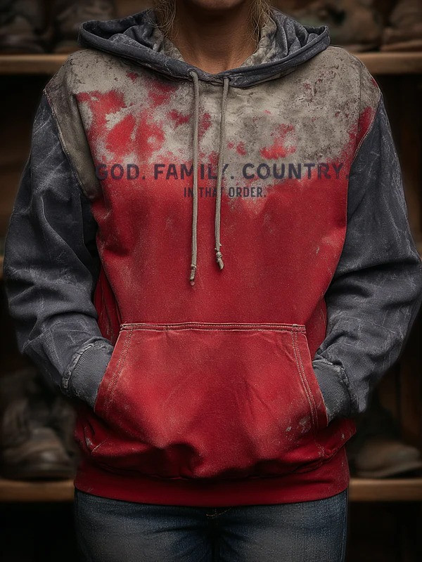 Red Charlie Kirk Hoodie God Family Country In That Order Hoodie Gifts For Patriots Red Charlie Kirk Hoodie God Family Country In That Order Hoodie Gifts For Patriots