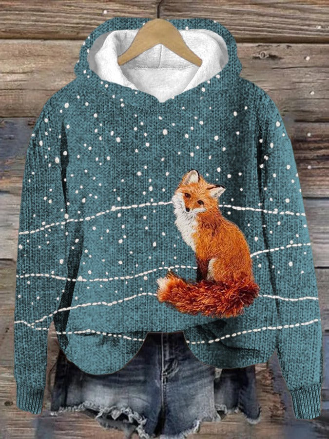Red Fox Hoodie Clothing Related Themed Gifts For Fox Lovers For Her Red Fox Hoodie Clothing Related Themed Gifts For Fox Lovers For Her