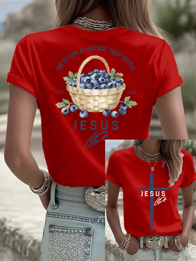 Red Freedom Charlie Kirk Shirt He's On A Work Trip With Jesus Shirt Patriotic Gifts For Her Red Freedom Charlie Kirk Shirt He's On A Work Trip With Jesus Shirt Patriotic Gifts For Her