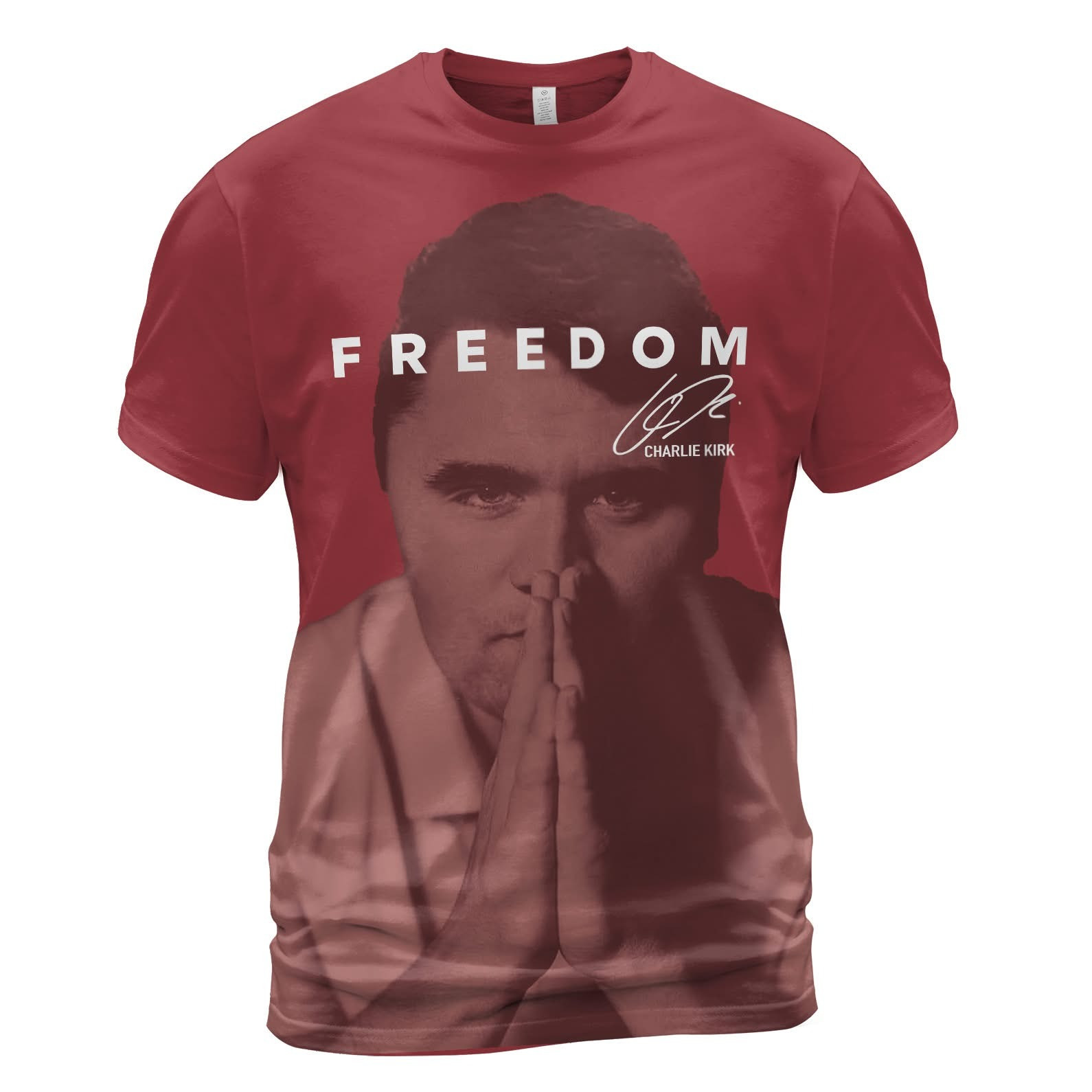 Red Freedom Charlie Kirk Shirt Signed Charlie Kirk Apparel Gifts For MAGA Supporters Red Freedom Charlie Kirk Shirt Signed Charlie Kirk Apparel Gifts For MAGA Supporters