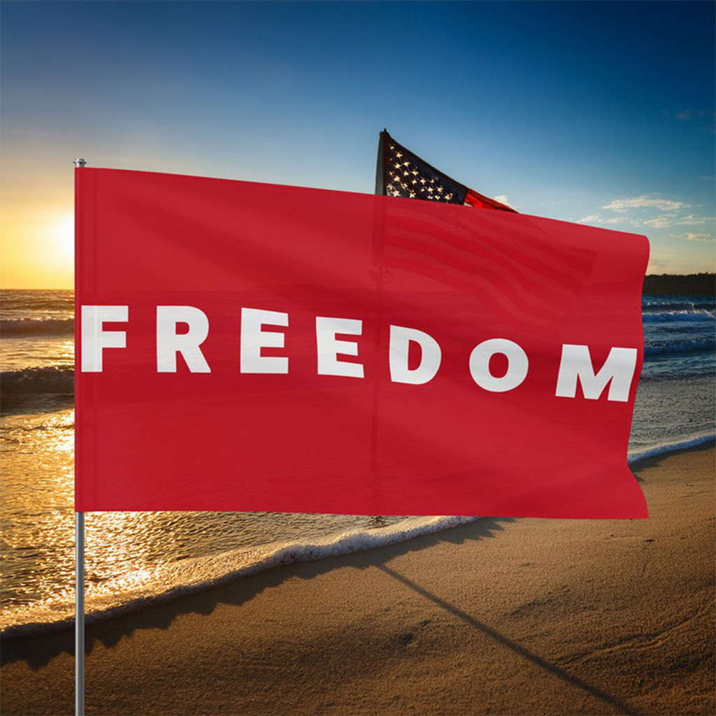 Red Freedom Flag Charlie Kirk Flag Charlie Kirk Funeral Merch Patriotic Outdoor Decor Red Freedom Flag Charlie Kirk Flag Charlie Kirk Funeral Merch Patriotic Outdoor Decor