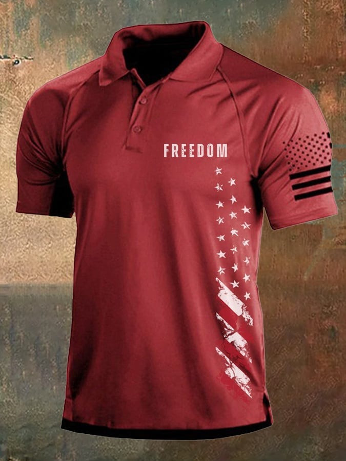 Red Freedom Polo Shirt Charlie Kirk Shirt TPUSA Merch Memorial Gifts For Patriots Red Freedom Polo Shirt Charlie Kirk Shirt TPUSA Merch Memorial Gifts For Patriots