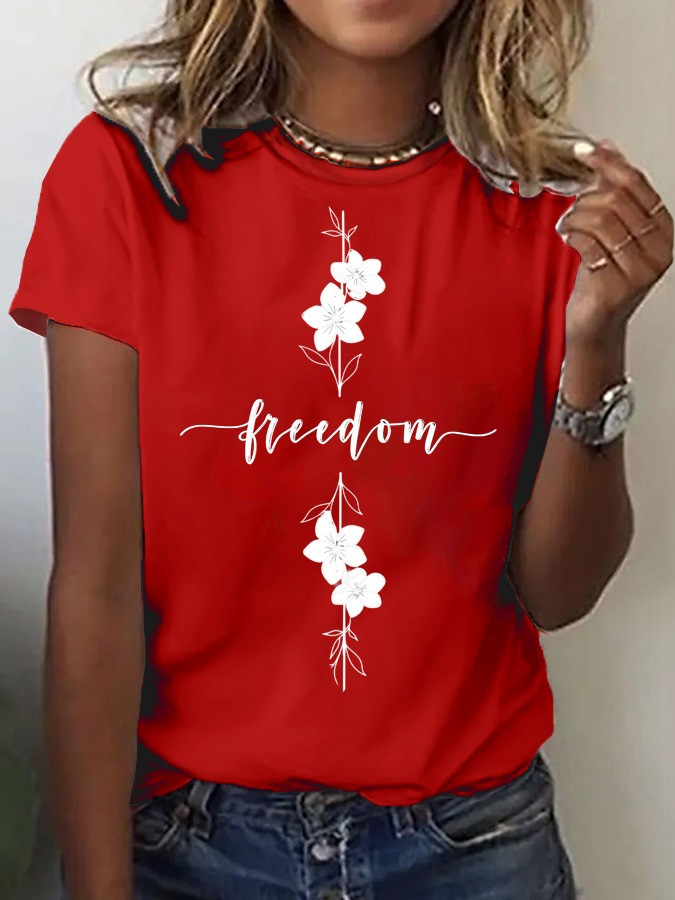 Red Freedom Shirt Charlie Kirk Clothing Freedom Patriotic Merch Gifts For Trump Fans Red Freedom Shirt Charlie Kirk Clothing Freedom Patriotic Merch Gifts For Trump Fans