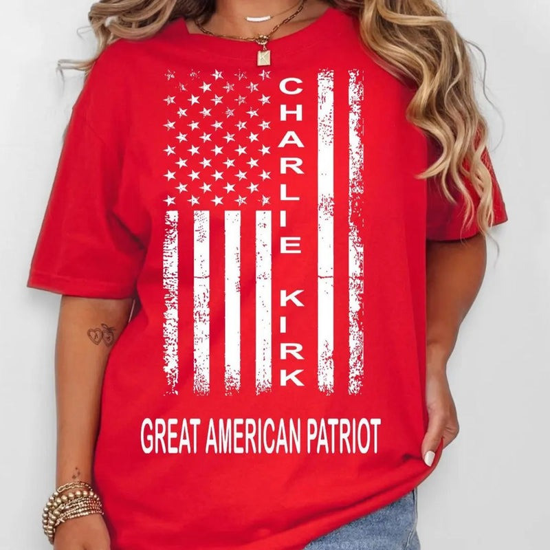 Red Freedom Shirt Charlie Kirk TPUSA Merch Great American Patriot Charlie Kirk Shirt MAGA Gifts Red Freedom Shirt Charlie Kirk TPUSA Merch Great American Patriot Charlie Kirk Shirt MAGA Gifts