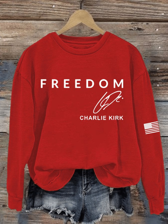 Red Freedom Sweatshirt Charlie Kirk Sweatshirt TPUSA Merch Charlie Kirk Funeral Merch Gifts Red Freedom Sweatshirt Charlie Kirk Sweatshirt TPUSA Merch Charlie Kirk Funeral Merch Gifts