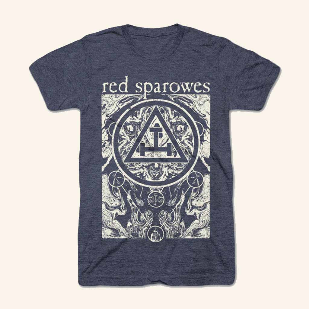 Red Sparowes Merch Circles T-Shirt Gifts For Rock Music Enthusiasts Red Sparowes Merch Circles T-Shirt Gifts For Rock Music Enthusiasts