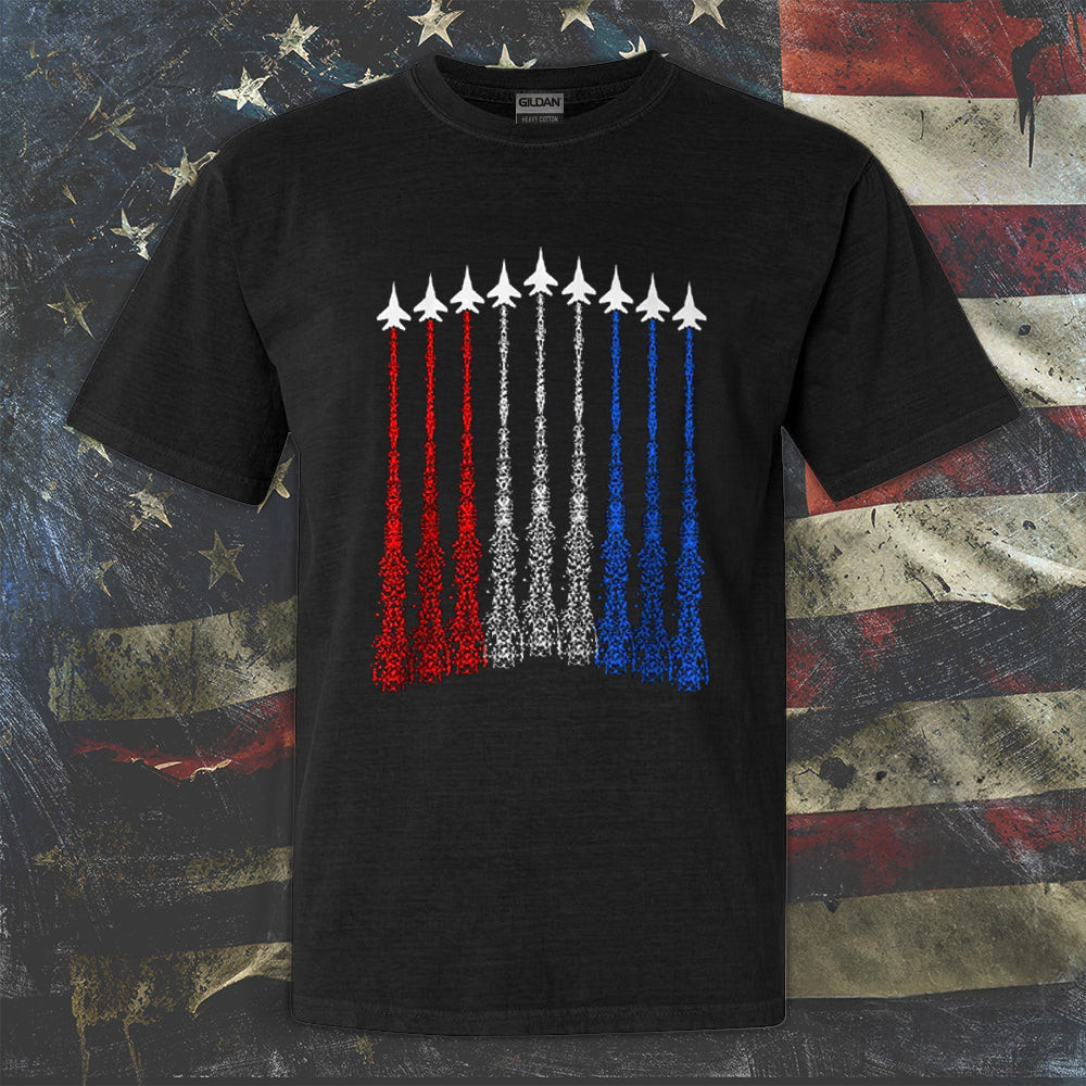 Red White Blue Jet T-Shirt Patriotic United States Air Force Shirt USAF Gifts Red White Blue Jet T-Shirt Patriotic United States Air Force Shirt USAF Gifts