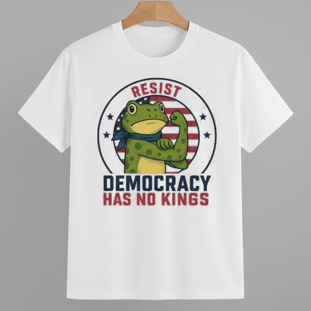 Resist Democracy Has No Kings Portland Forg Shirt Anti Fascism Frog Merch Resist Democracy Has No Kings Portland Forg Shirt Anti Fascism Frog Merch