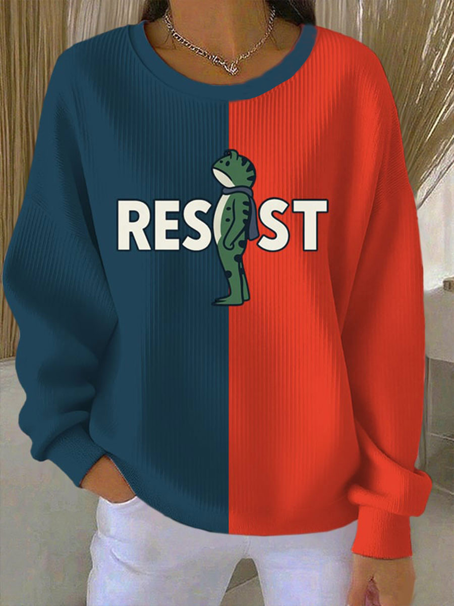 Resist Frog Sweatshirt Portland Frog Resist Sweatshirt No Kings In America Merch Resist Frog Sweatshirt Portland Frog Resist Sweatshirt No Kings In America Merch