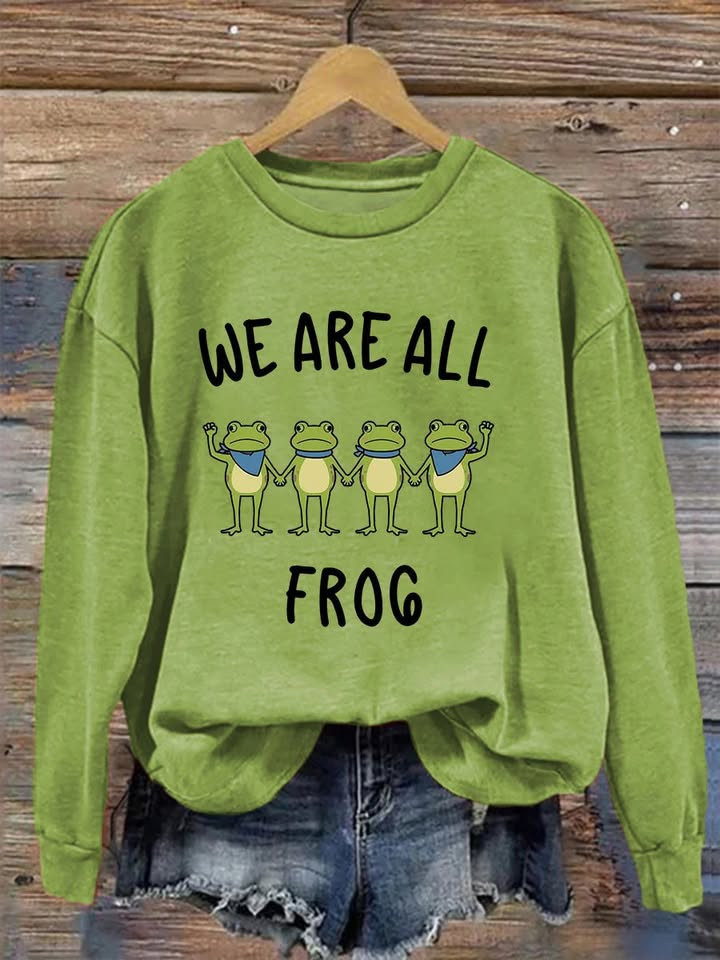Resist Frog Sweatshirt We Are All Frog Sweatshirt Frog Symbol of Freedom Shirt Gifts For Mom Resist Frog Sweatshirt We Are All Frog Sweatshirt Frog Symbol of Freedom Shirt Gifts For Mom