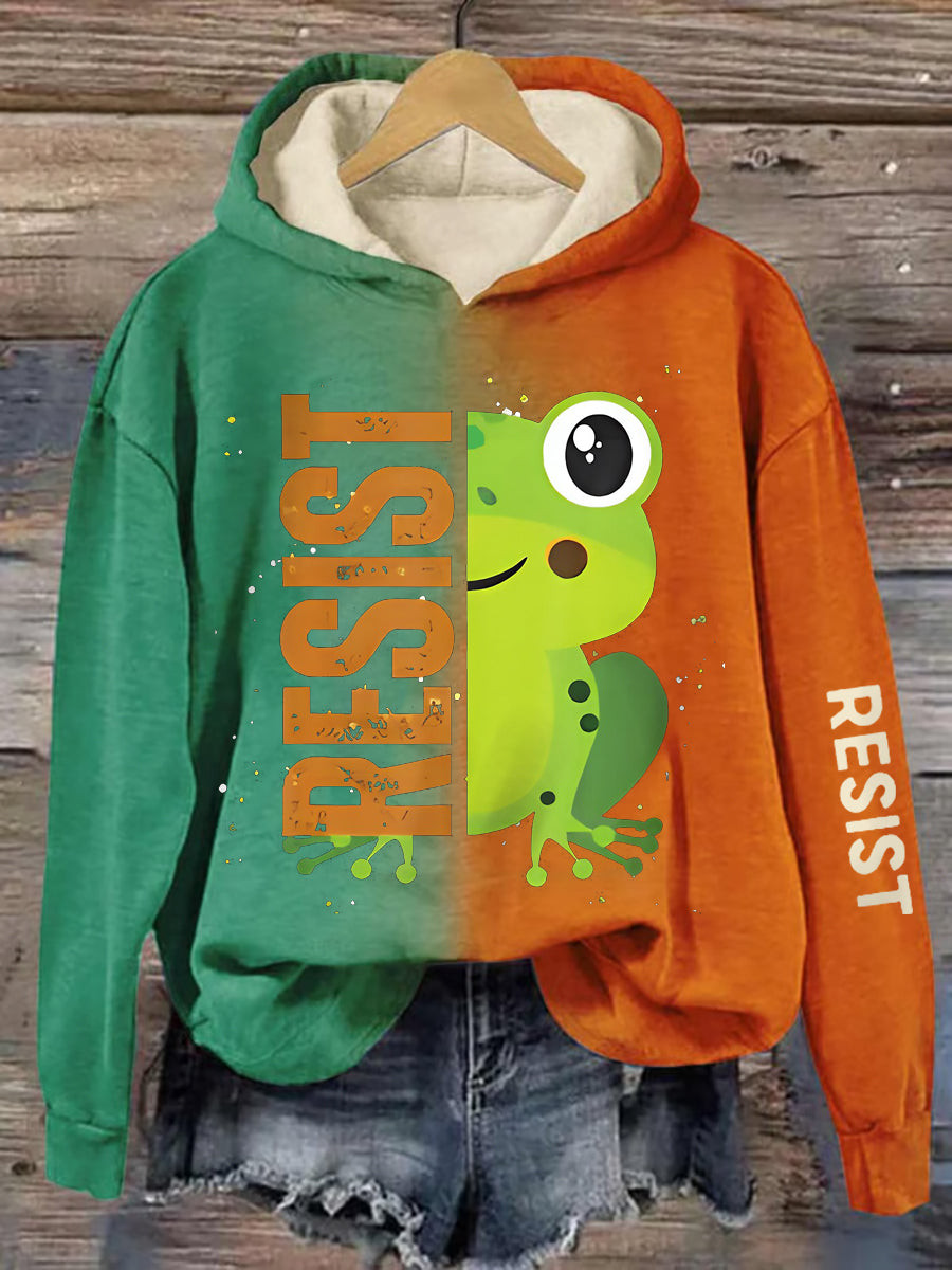 Resist Portland Frog Hoodie No Kings 8647 Movement Hoodie No Kings In America Apparel Resist Portland Frog Hoodie No Kings 8647 Movement Hoodie No Kings In America Apparel