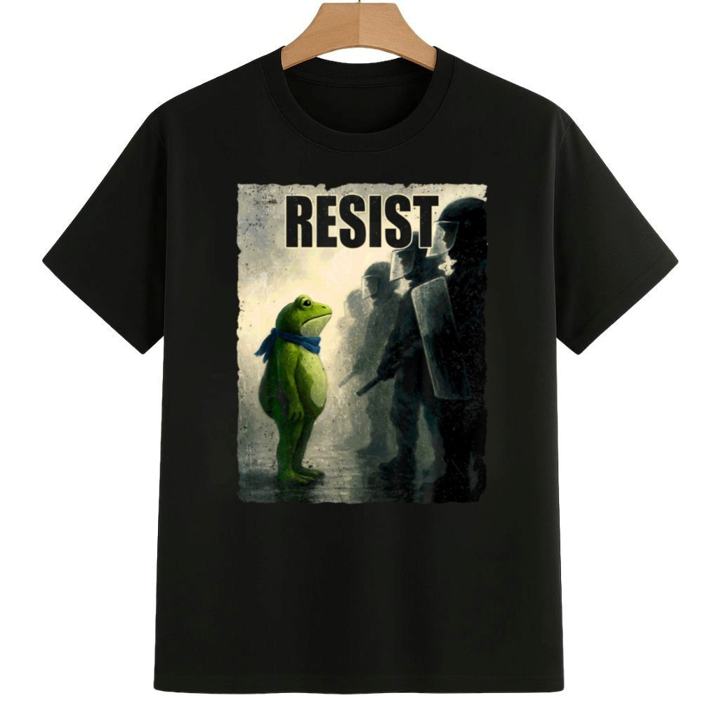 Resist Portland Frog Protest Anti ICE Shirt Anti ICE Frog Merch
