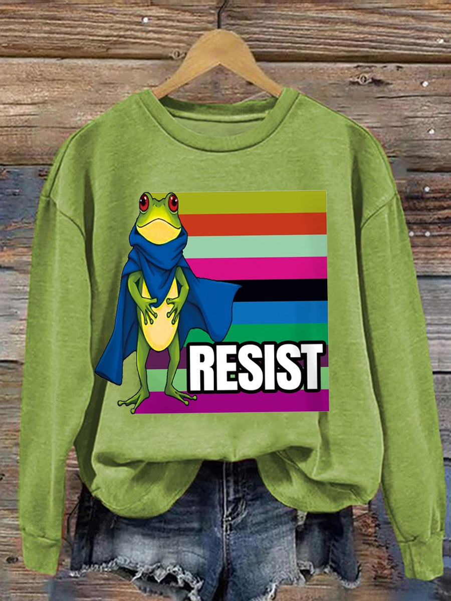Resist Portland Frog Sweatshirt Anti Fascism Frog Sweatshirt No Kings In America Apparel Resist Portland Frog Sweatshirt Anti Fascism Frog Sweatshirt No Kings In America Apparel