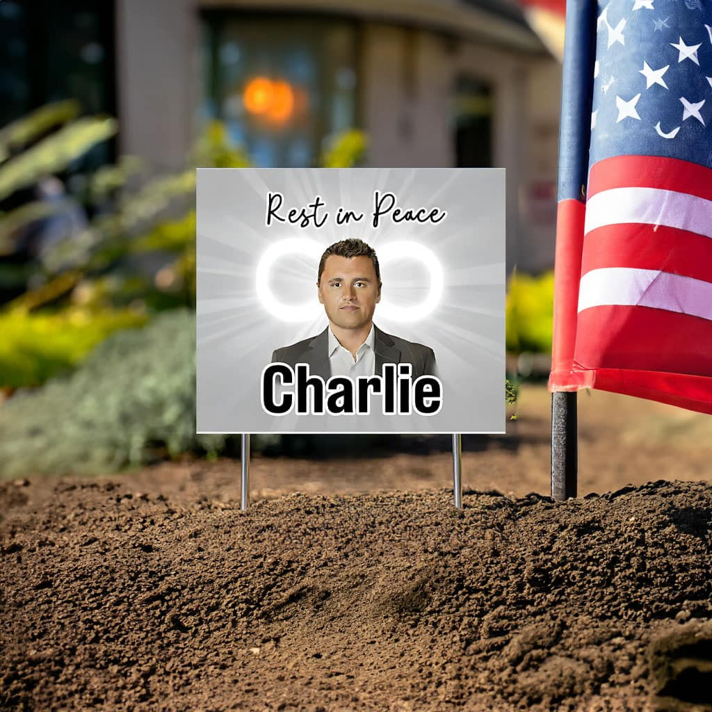 Rest In Peace Charlie Kirk Yard Sign Charlie Kirk Merch Freedom Lawn Sign Patriot Gifts Rest In Peace Charlie Kirk Yard Sign Charlie Kirk Merch Freedom Lawn Sign Patriot Gifts
