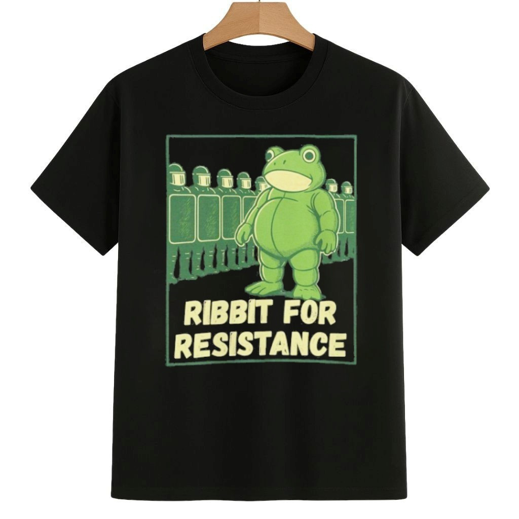 Ribbit for Resistance Portland Frog Shirt Anti ICE Frog Merch Ribbit for Resistance Portland Frog Shirt Anti ICE Frog Merch