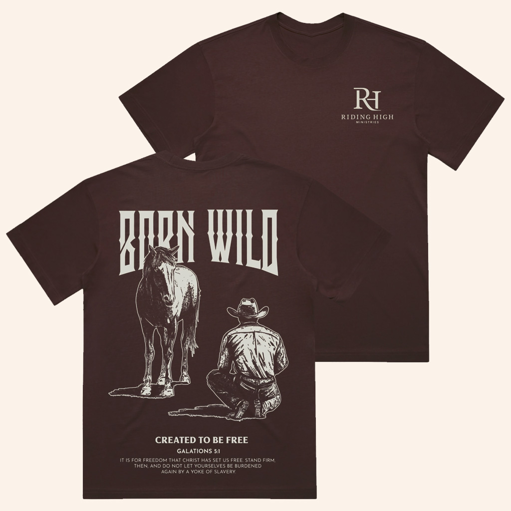 Riding High Ministries Merch Born Wild T-Shirt Gifts For Father-1 Riding High Ministries Merch Born Wild T-Shirt Gifts For Father
