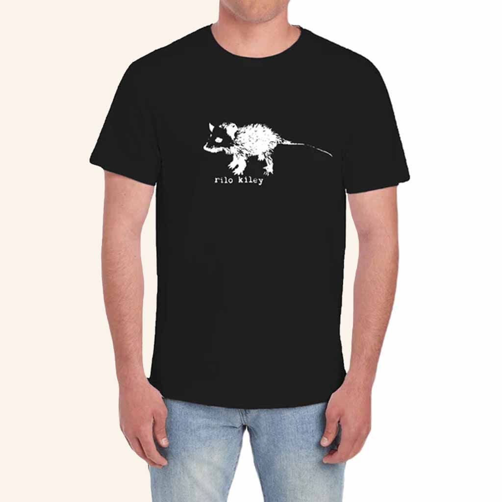 Rilo Kiley Merch Possum Black T-Shirt Music Related Gifts For Guys Rilo Kiley Merch Possum Black T-Shirt Music Related Gifts For Guys