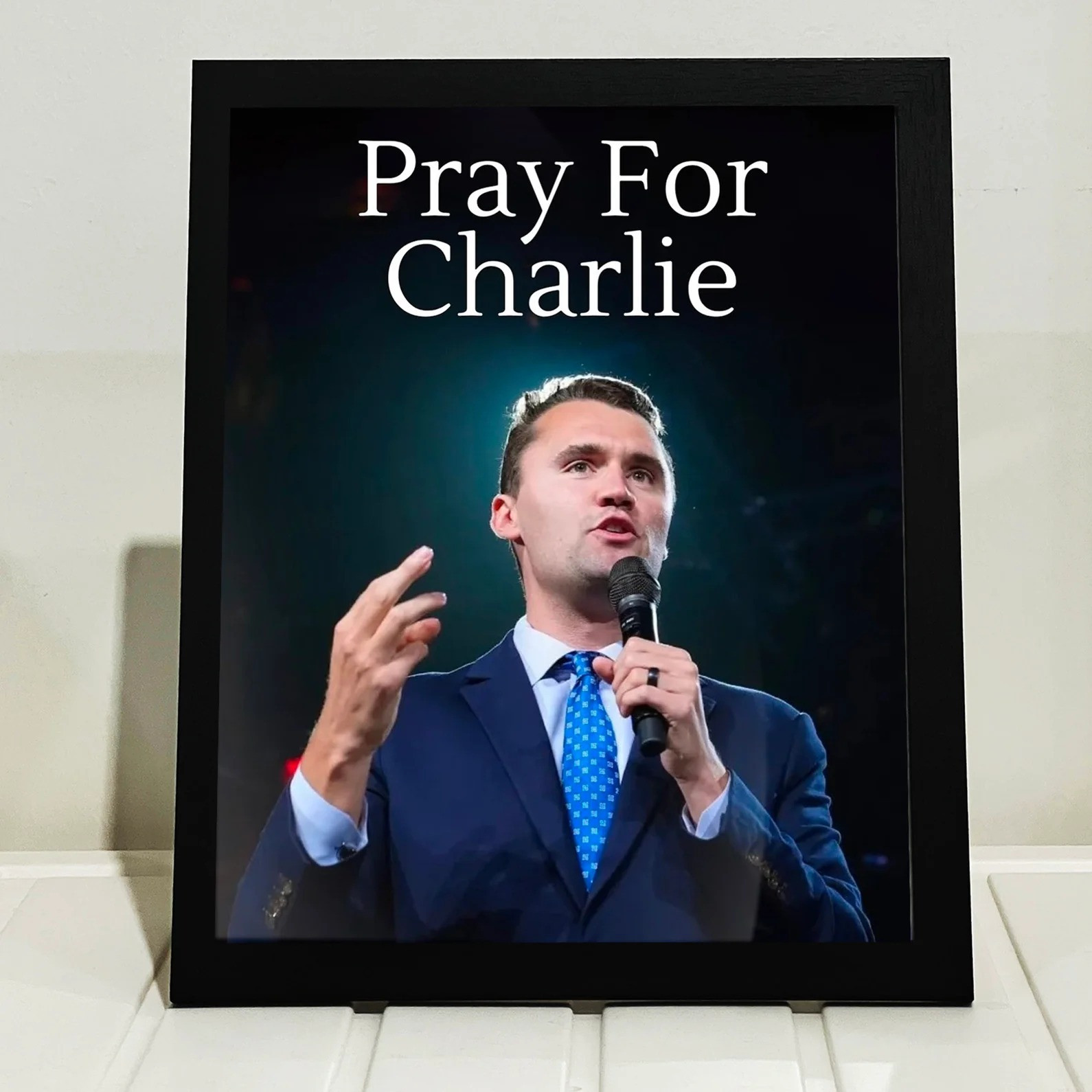 RIP Charlie Kirk Picture Poster Pray For Charlie Poster Kirk Merch Patriotic Gifts RIP Charlie Kirk Picture Poster Pray For Charlie Poster Kirk Merch Patriotic Gifts