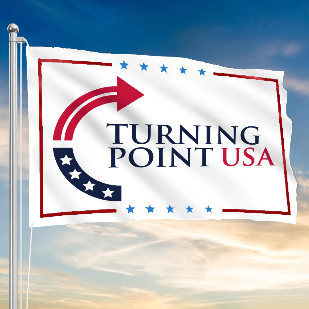 RIP Charlie Kirk Turning Point Flag Charlie Kirk Flag Outdoor Patriotic Decor RIP Charlie Kirk Turning Point Flag Charlie Kirk Flag Outdoor Patriotic Decor