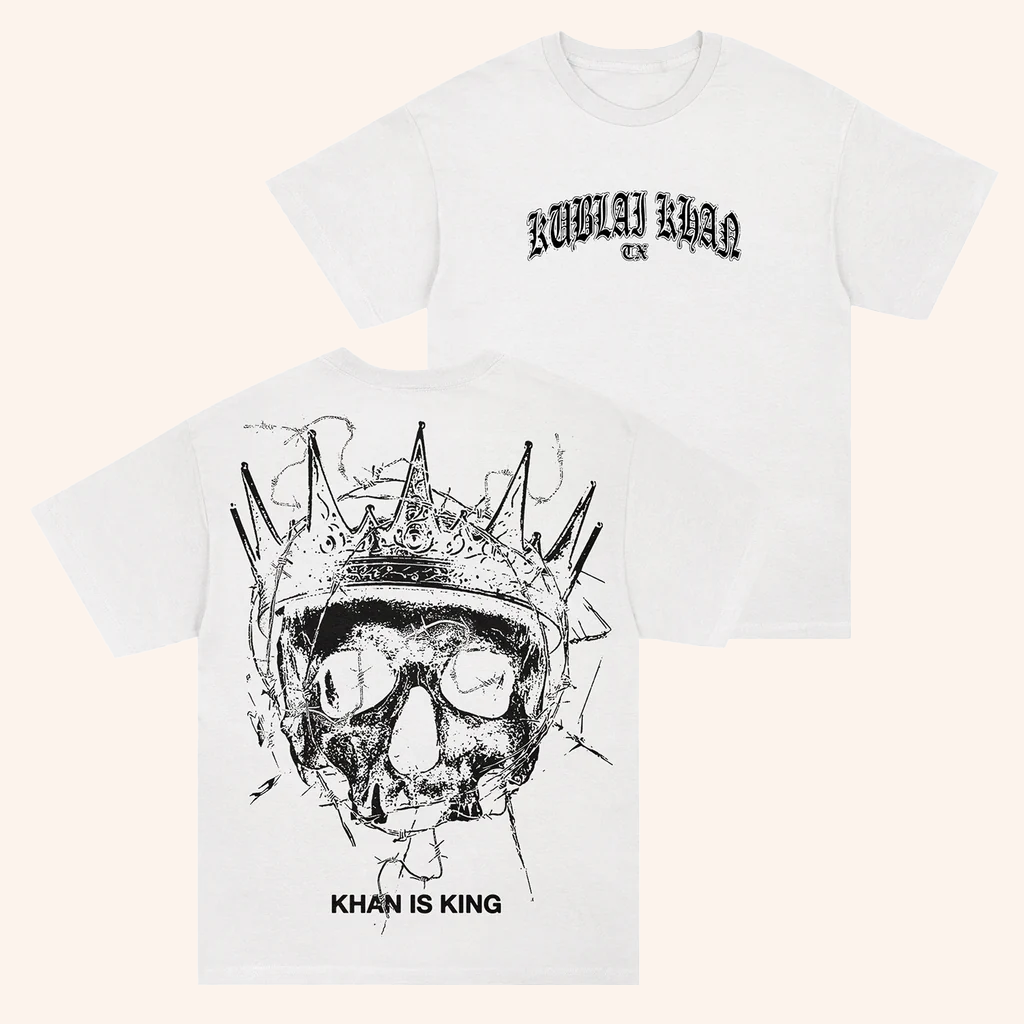 Rise Records Merch Kublai Khan Is King White T-Shirt Gift For Halloween Rise Records Merch Kublai Khan Is King White T-Shirt Gift For Halloween