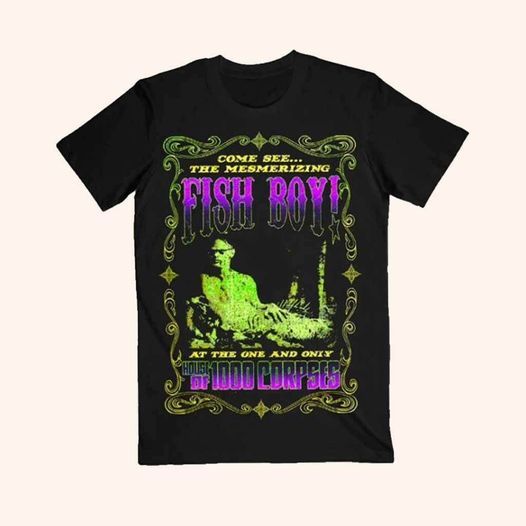 Rob Zombie Merch Fish Boy House Of 1000 Corpses Shirt Halloween Gift Ideas For Fan Rob Zombie Merch Fish Boy House Of 1000 Corpses Shirt Halloween Gift Ideas For Fan