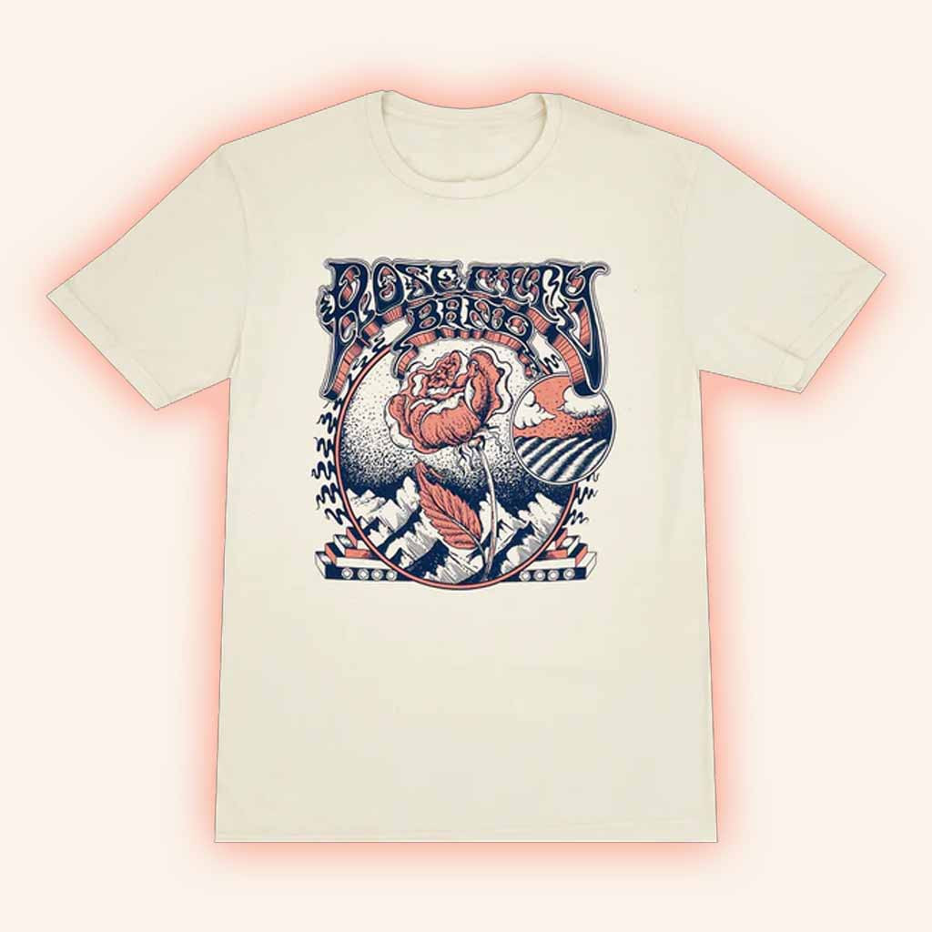 Rose City Band Merch Mountain Rose T-Shirt Christmas Present For Wife Rose City Band Merch Mountain Rose T-Shirt Christmas Present For Wife