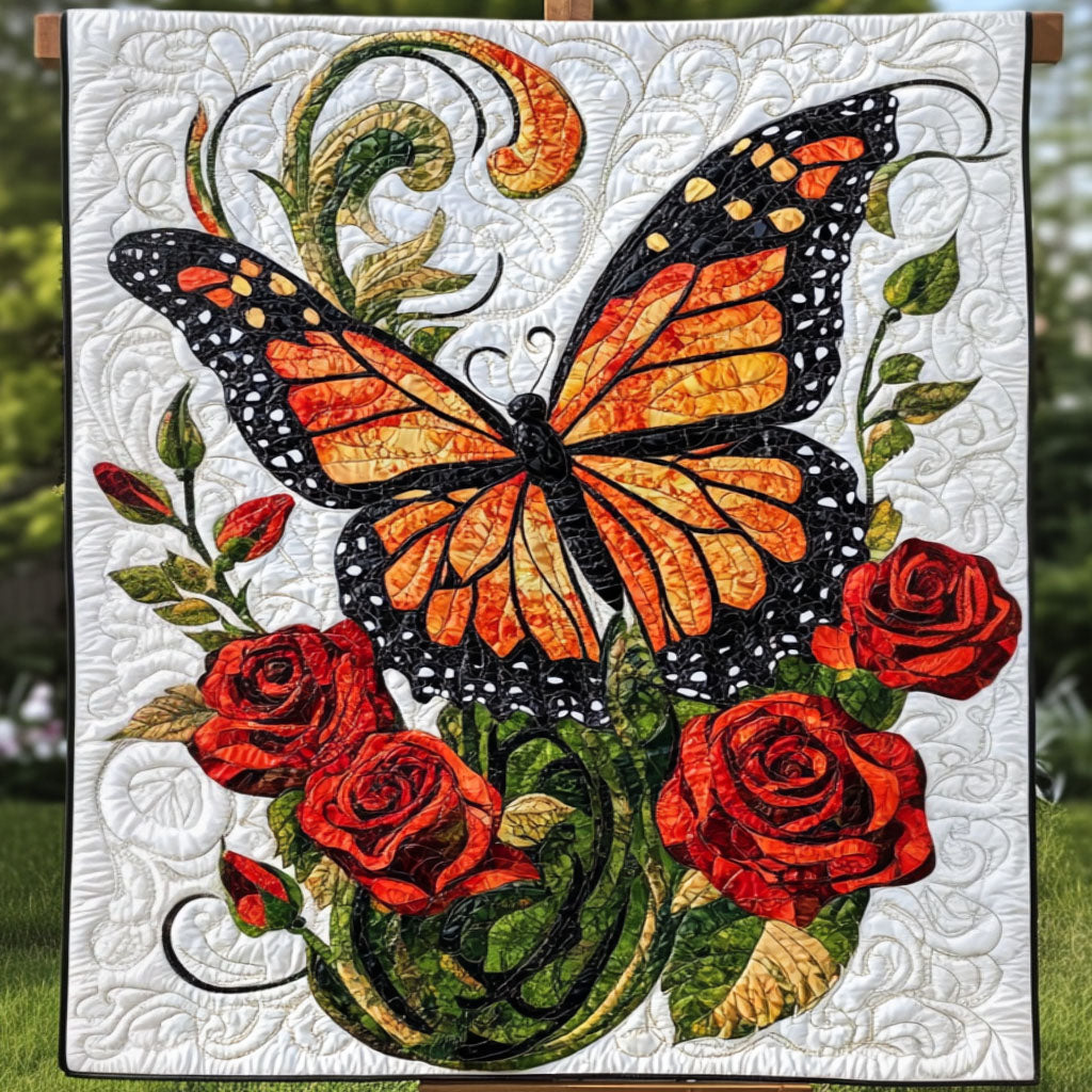 Roses and Monarch Quilted Blanket Sofa Throw Blanket Awesome Butterfly Lover Gift Ideas Roses and Monarch Quilted Blanket Sofa Throw Blanket Awesome Butterfly Lover Gift Ideas