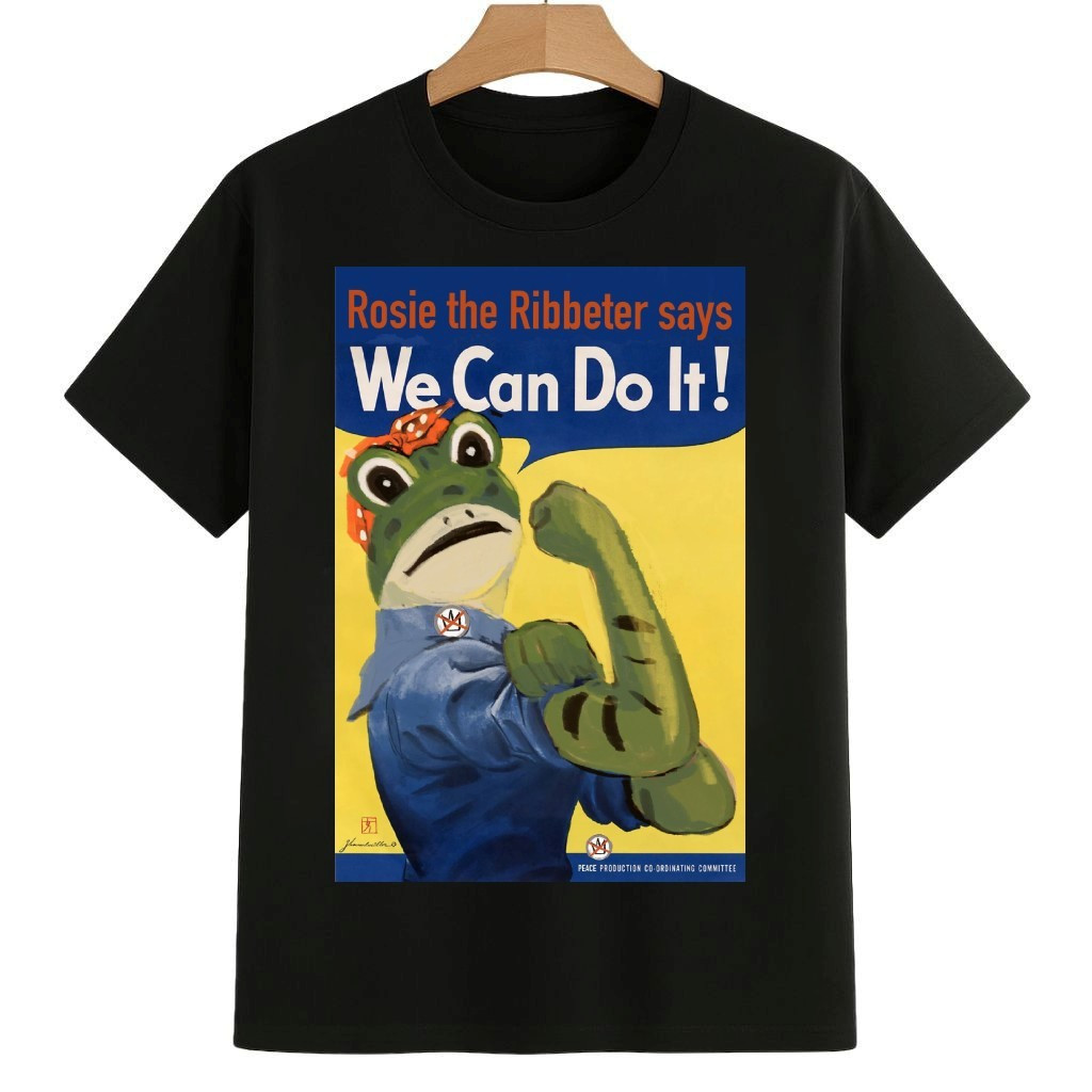 Rosie The Ribbeter Says We Can Do It Portland Frog Protest Shirt No Kings 8647 Movement Merch Rosie The Ribbeter Says We Can Do It Portland Frog Protest Shirt No Kings 8647 Movement Merch
