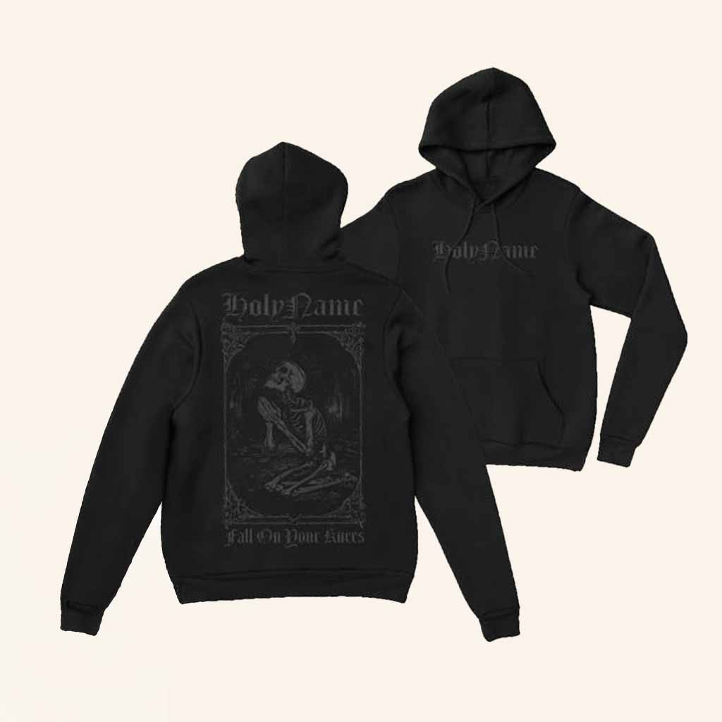 RTVL Merch Holyname Fall On Your Knees Hoodie Halloween Gifts For Husband RTVL Merch Holyname Fall On Your Knees Hoodie Halloween Gifts For Husband