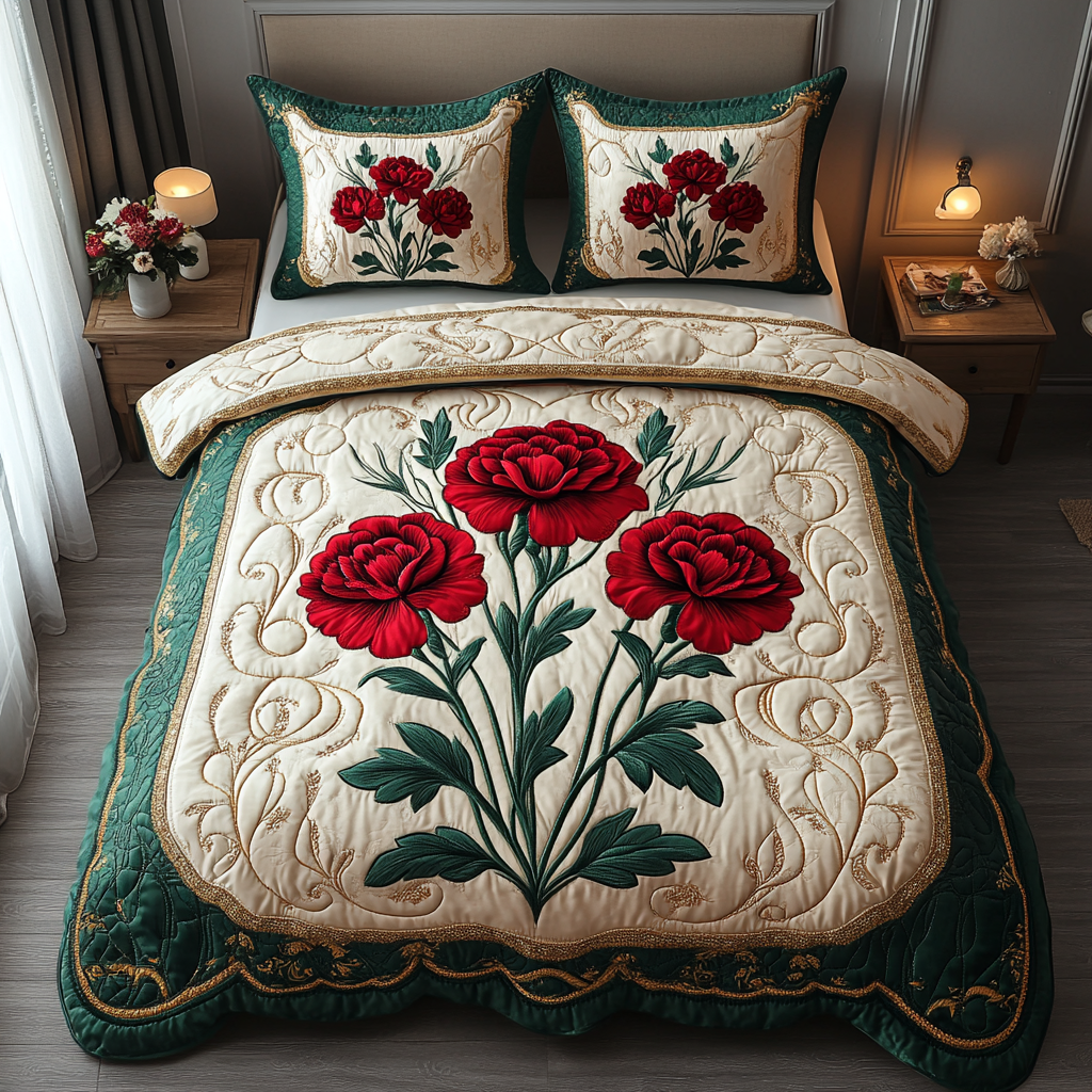 Ruby Radiance Quilted Bedding Set Duvet Cover Bedspread Things To Get Brother For Christmas