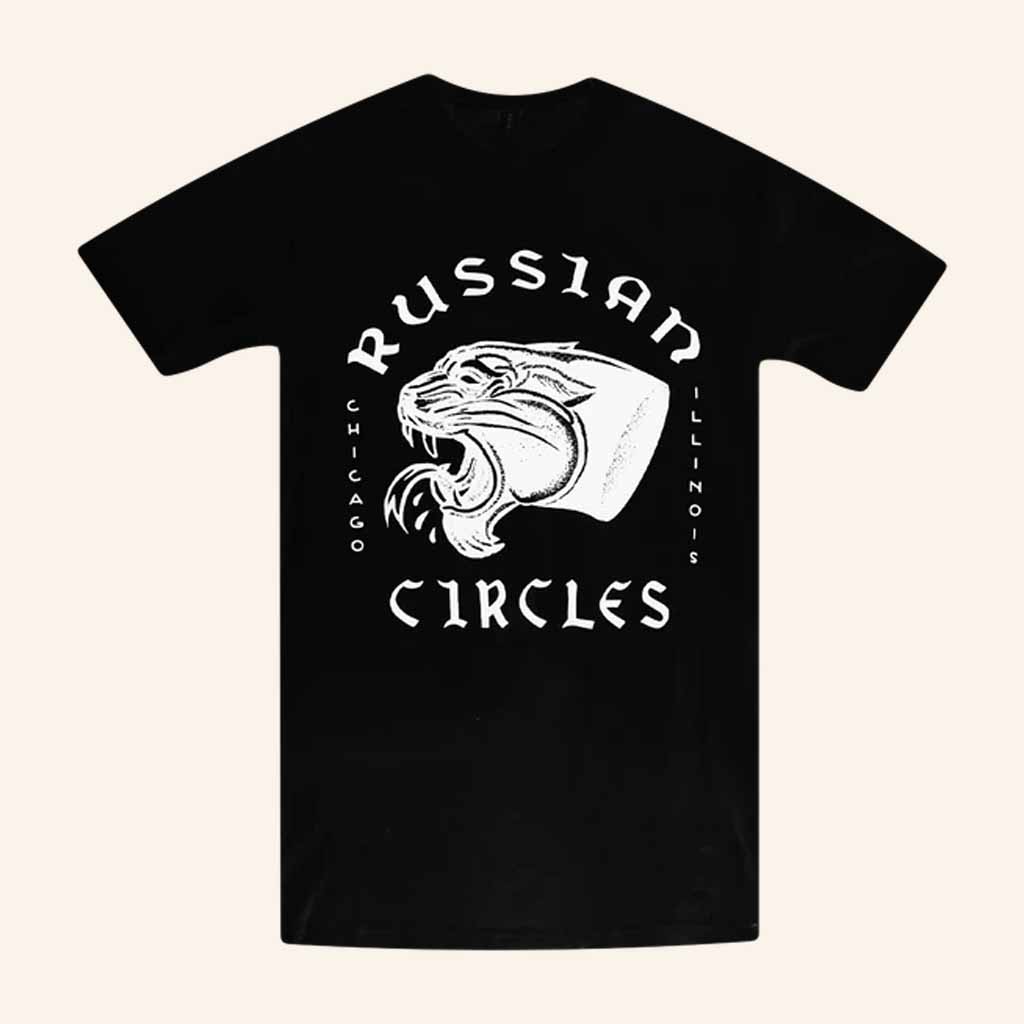 Russian Circles Merch Panther Chicago Illinois Black T-Shirt Xmas Gifts For Dad Russian Circles Merch Panther Chicago Illinois Black T-Shirt Xmas Gifts For Dad