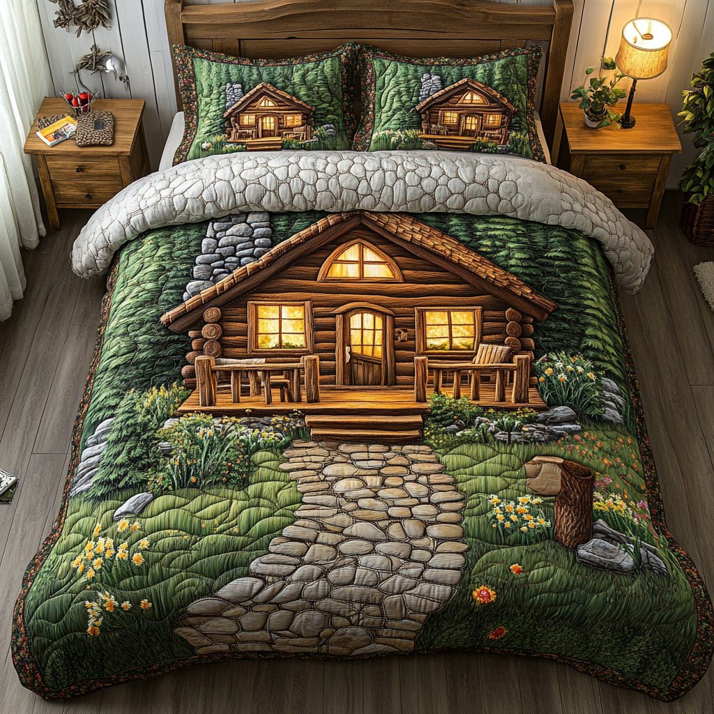 Rustic Haven Quilted Bedding Set Duvet Cover Bed Sheet Set Secret Santa Gifts For Friends Rustic Haven Quilted Bedding Set Duvet Cover Bed Sheet Set Secret Santa Gifts For Friends