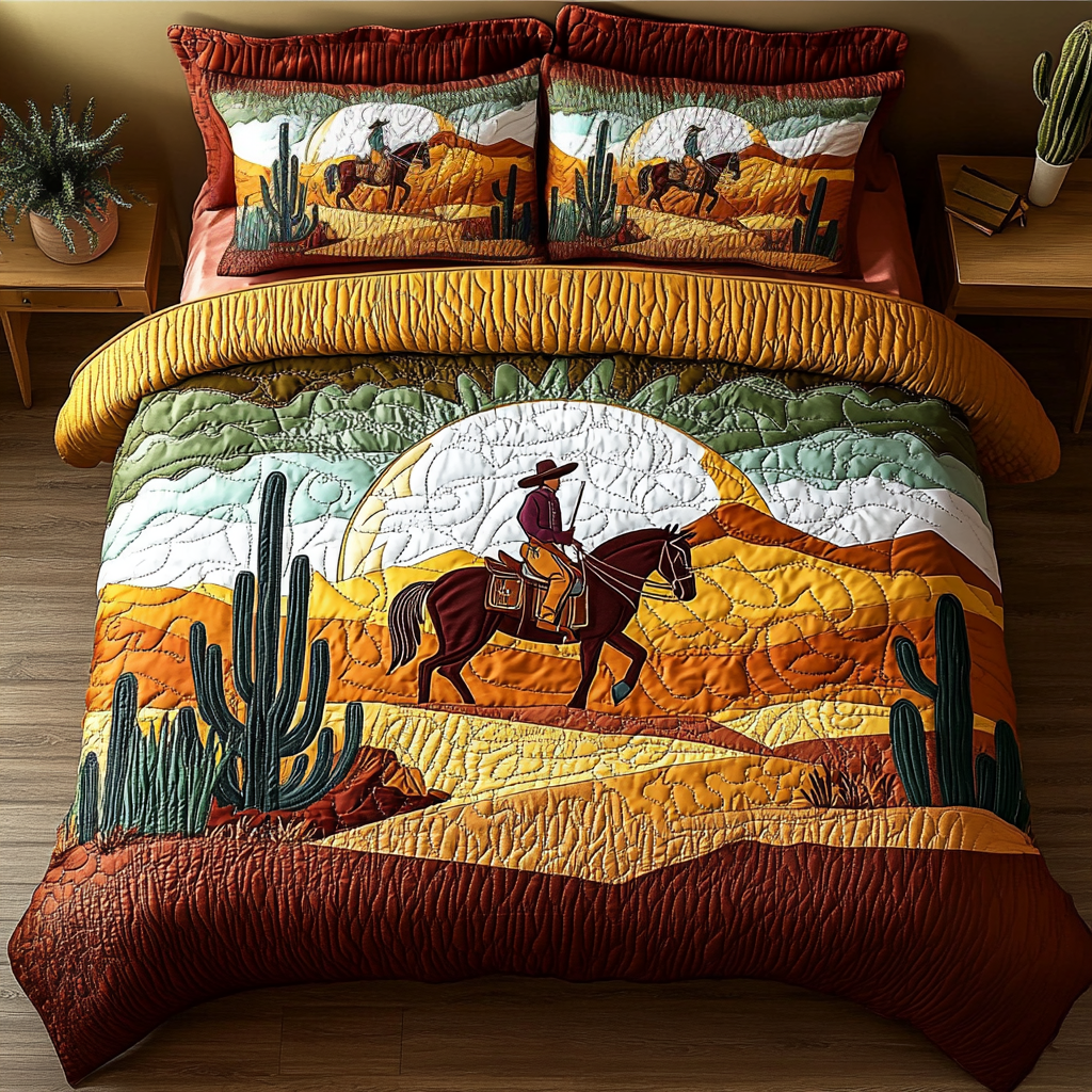 Rustic Range Quilted Bedding Set Duvet Cover Bedspread Cowboy Christmas Presents Rustic Range Quilted Bedding Set Duvet Cover Bedspread Cowboy Christmas Presents