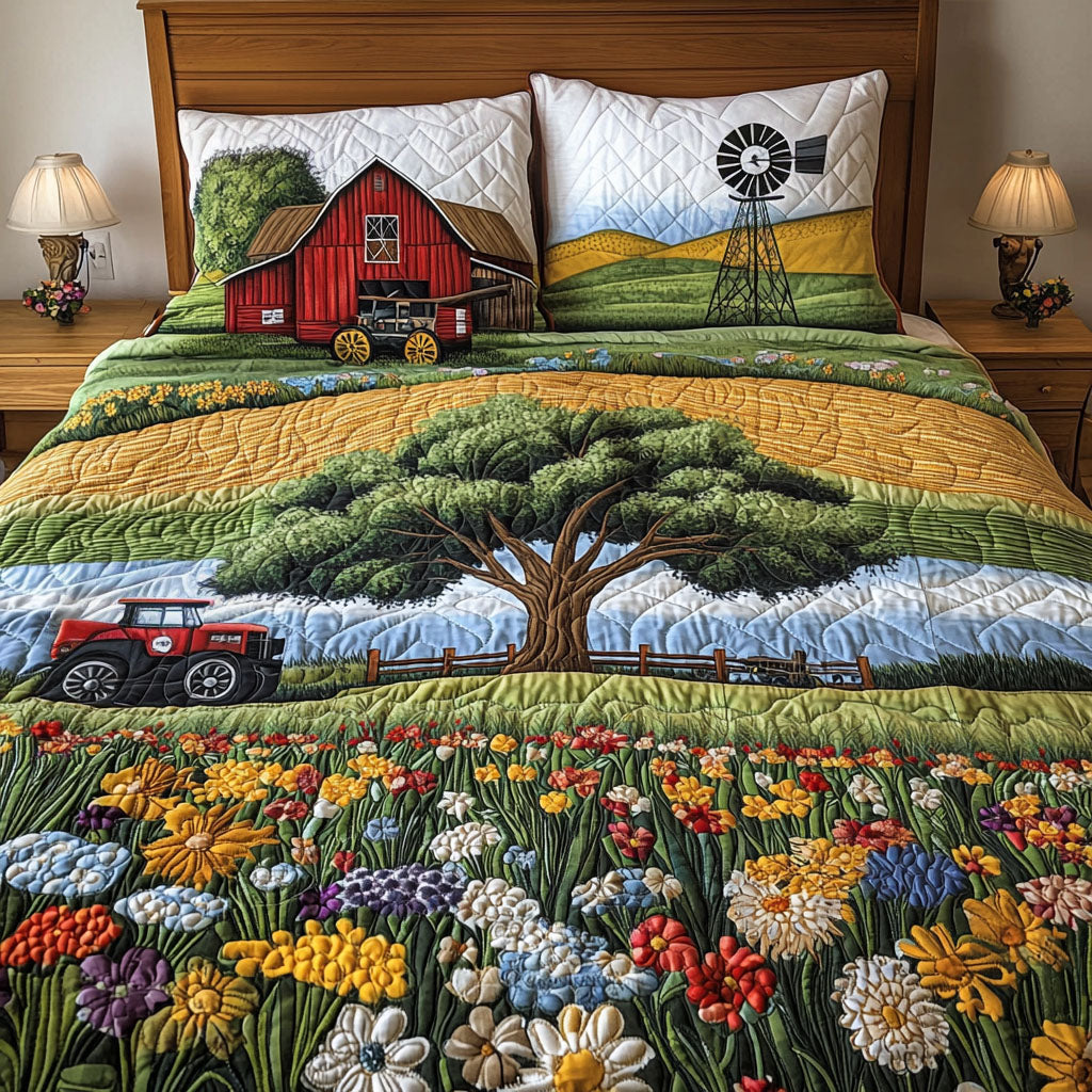 Rustic Roots Quilted Bedding Set Duvet Cover Bed Sheet Set Tractor Related Gifts Rustic Roots Quilted Bedding Set Duvet Cover Bed Sheet Set Tractor Related Gifts