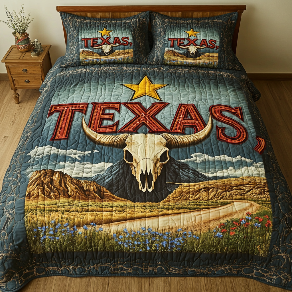 Rustic Texas Quilted Bedding Set Duvet Cover Bedspread Gift Delivery Texas Rustic Texas Quilted Bedding Set Duvet Cover Bedspread Gift Delivery Texas