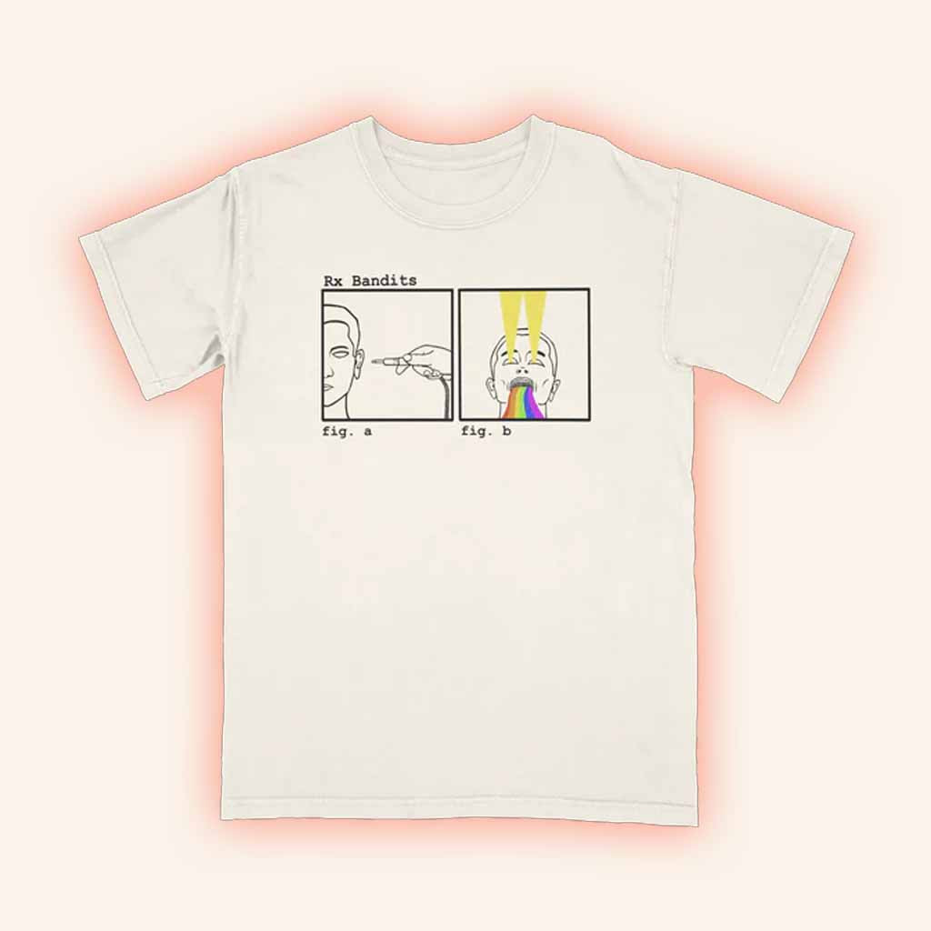 RX Bandits Merch Plug Into The Rainbow T-Shirt Funny Gifts For Music Fans RX Bandits Merch Plug Into The Rainbow T-Shirt Funny Gifts For Music Fans