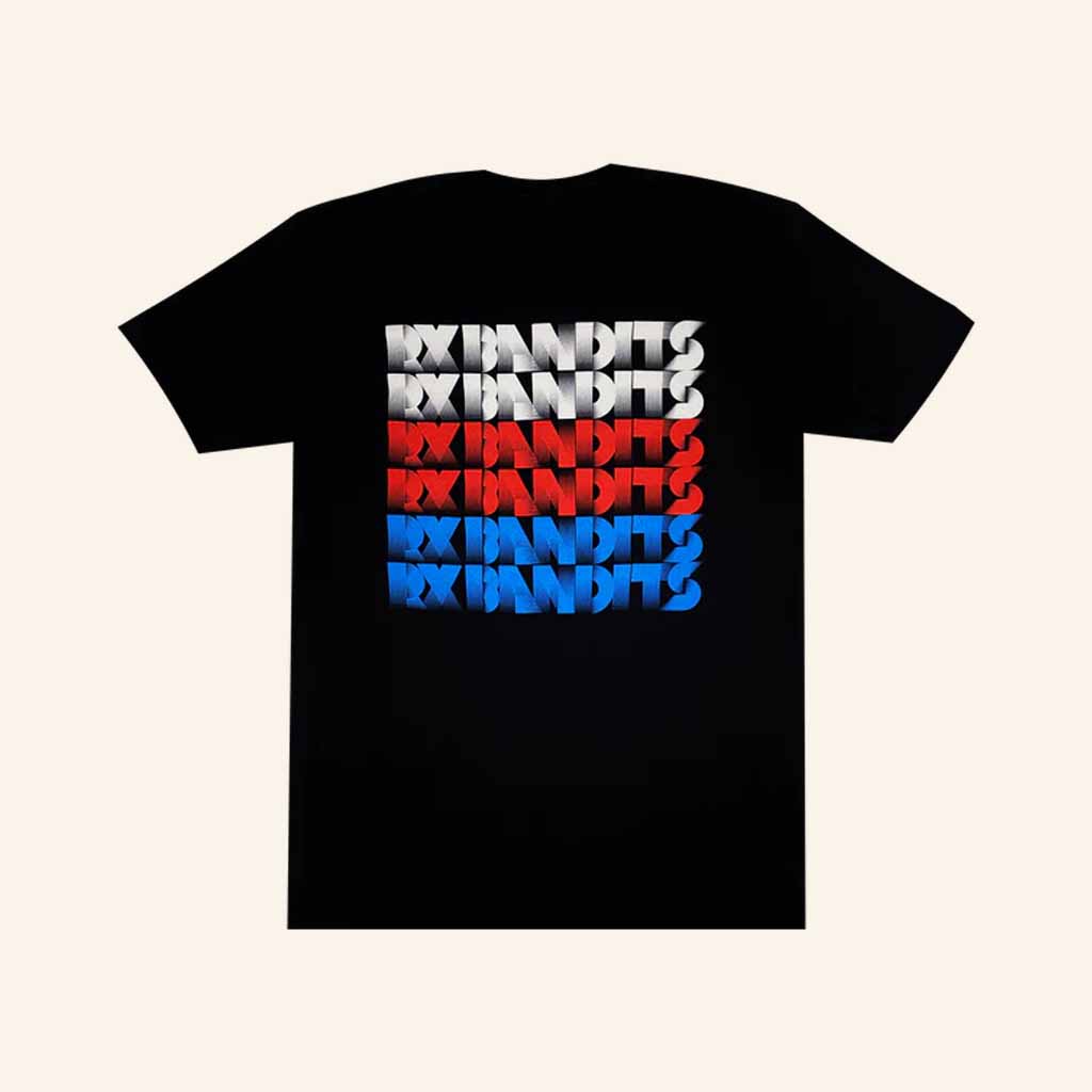 RX Bandits Merch Typography Black T-Shirt Christmas Present Ideas For Men RX Bandits Merch Typography Black T-Shirt Christmas Present Ideas For Men