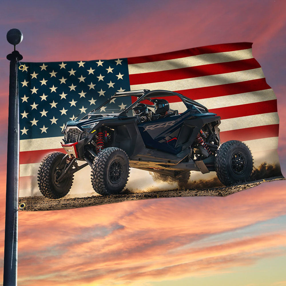 RZR American Flag RZR Lover Patriotic USA Flag Decorative For Indoor Outdoor RZR American Flag RZR Lover Patriotic USA Flag Decorative For Indoor Outdoor