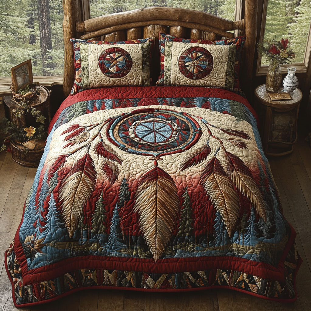 Sacred Night Web Quilted Bedding Set Duvet Cover Merch Good Native American Themed Gifts Sacred Night Web Quilted Bedding Set Duvet Cover Merch Good Native American Themed Gifts