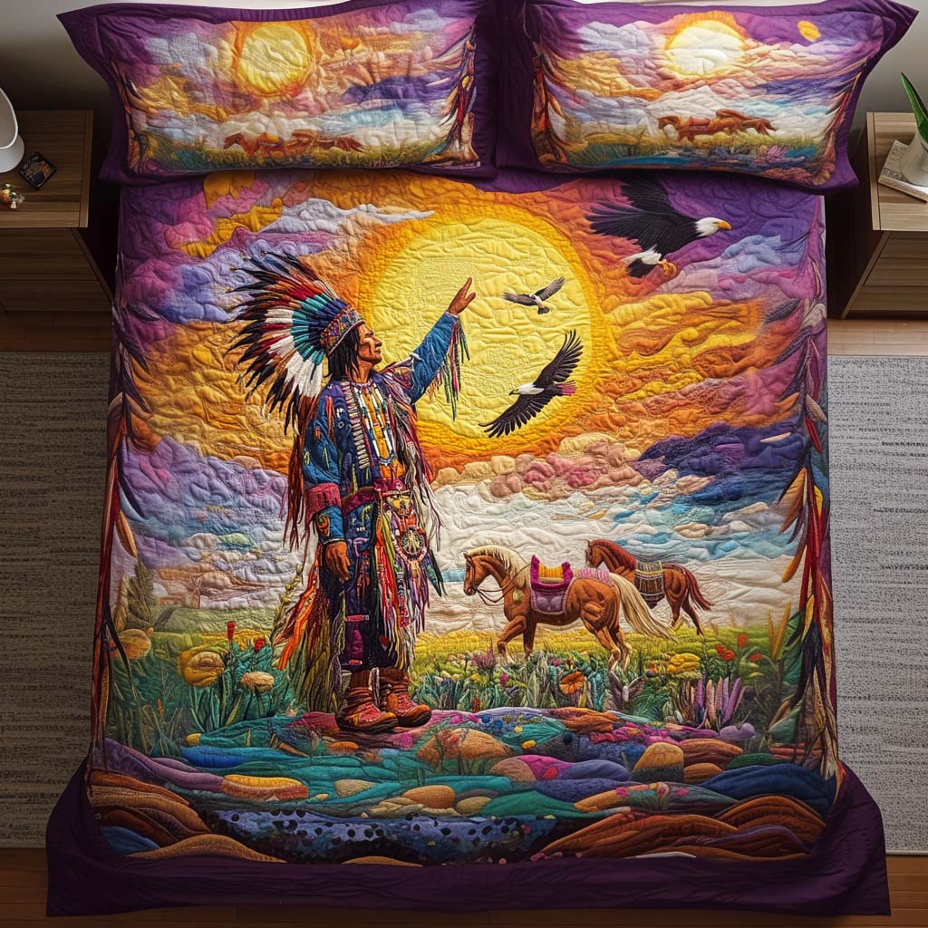 Sacred Stallion Quilted Bedding Set Duvet Cover Merch Gifts For Horse Lovers Woman Sacred Stallion Quilted Bedding Set Duvet Cover Merch Gifts For Horse Lovers Woman