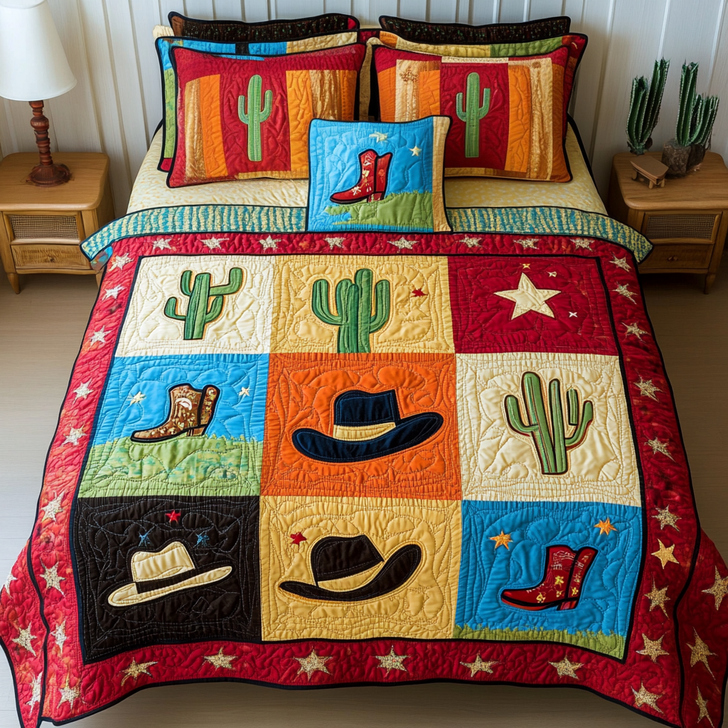 Saddle Spirit Quilted Bedding Set Duvet Cover Bed Sheet Set Western Cowboy Themed Gifts Saddle Spirit Quilted Bedding Set Duvet Cover Bed Sheet Set Western Cowboy Themed Gifts