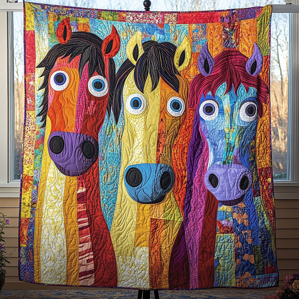 Saddle Squad Quilted Blanket Sofa Throw Blanket Farm Gifts With Horses On Them Saddle Squad Quilted Blanket Sofa Throw Blanket Farm Gifts With Horses On Them