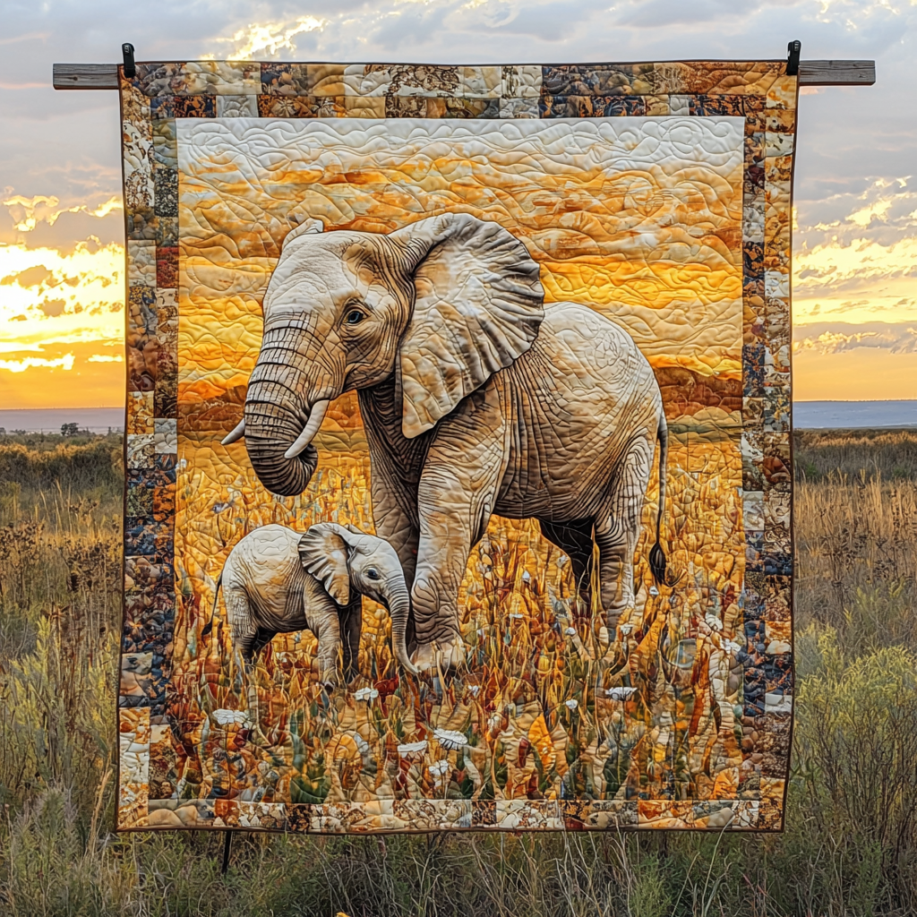 Safari Sweetheart Quilted Blanket Nice Throw Blanket Gifts For Someone Who Loves Elephants Safari Sweetheart Quilted Blanket Nice Throw Blanket Gifts For Someone Who Loves Elephants